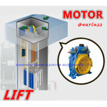 350-450KG ímã permanente síncrono Gearless elevador máquina